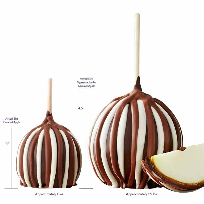 Mrs Prindables Triple Chocolate Sparkling Celebration Jumbo Caramel Apple