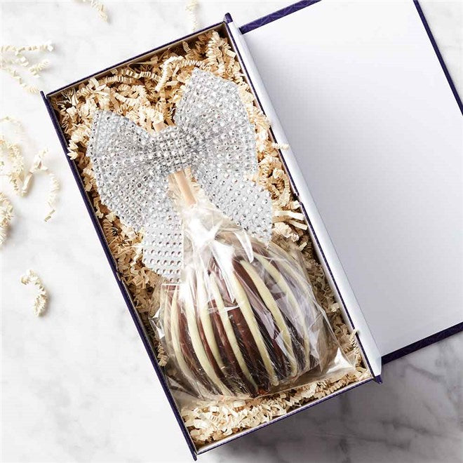Mrs Prindables Triple Chocolate Sparkling Celebration Jumbo Caramel Apple