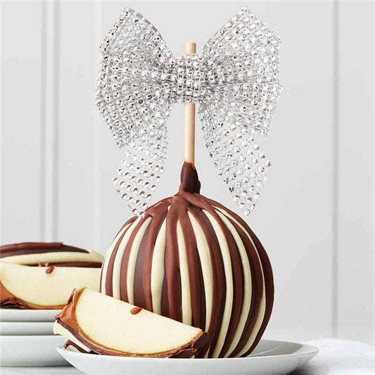 Mrs Prindables Triple Chocolate Sparkling Celebration Jumbo Caramel Apple