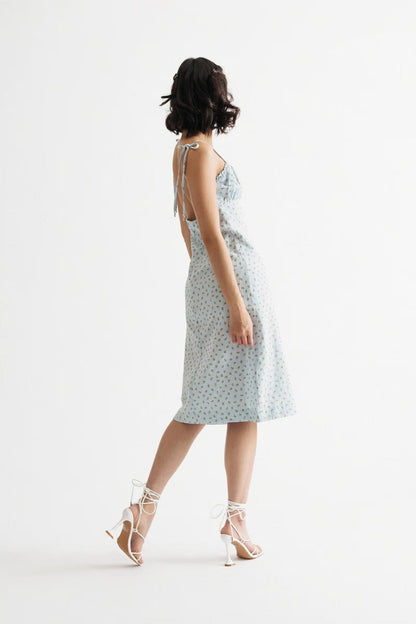 Tobi Feels Like Summer Floral Slit Mini Dress