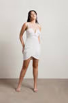 Tobi Alexandria Surplice Bodycon Mini Dress x2