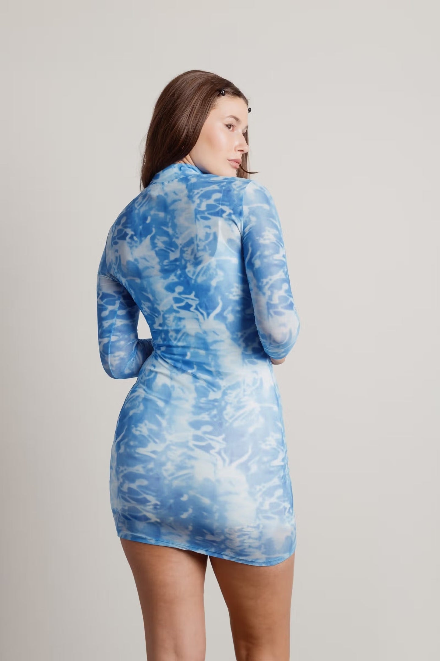 Tobi Melan Tie Dye Bodycon Mini Dress x2