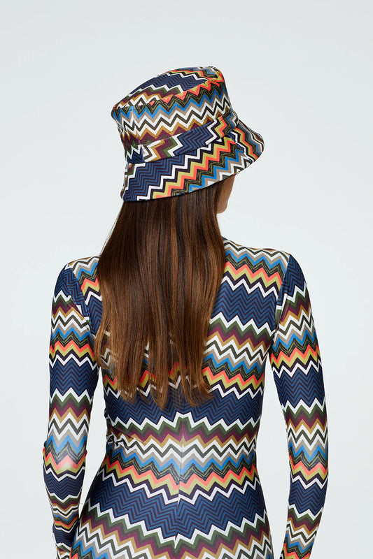 Watskin Sunwear Katie Bucket Hat in Zig Zag