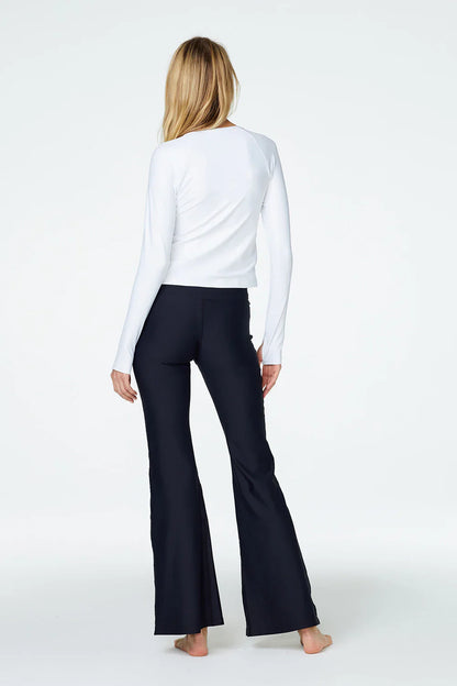 Watskin Sunwear Sasha Long Sleeve Tee in White