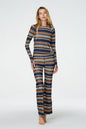Watskin Sunwear Sasha Long Sleeve Tee in Zig Zag
