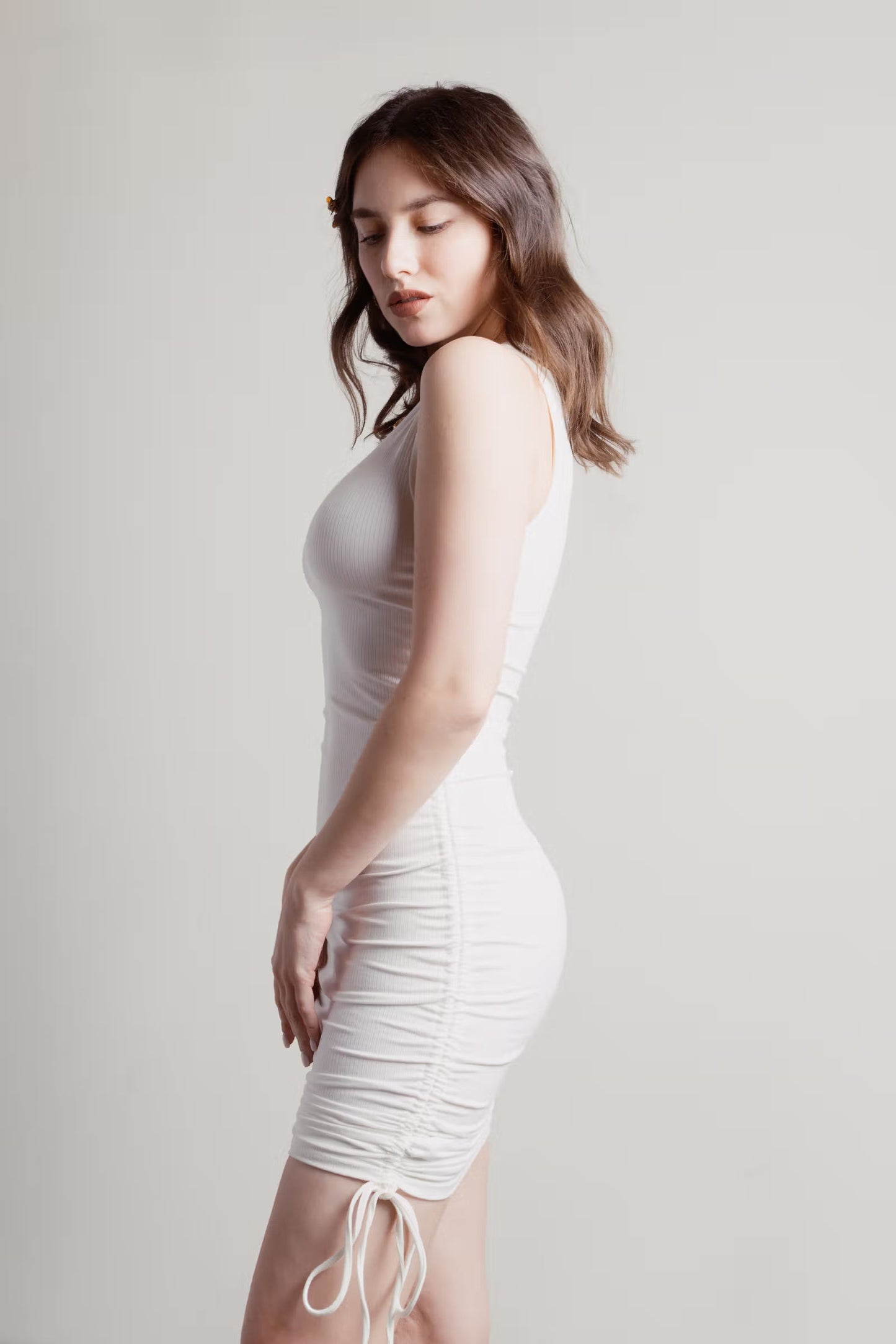 Tobi Larson Ruched Bodycon Mini Dress x2