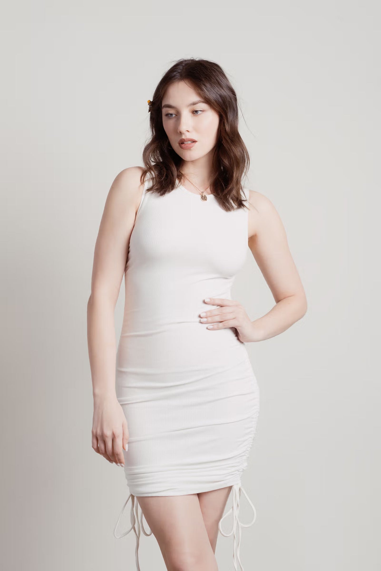 Tobi Larson Ruched Bodycon Mini Dress x2