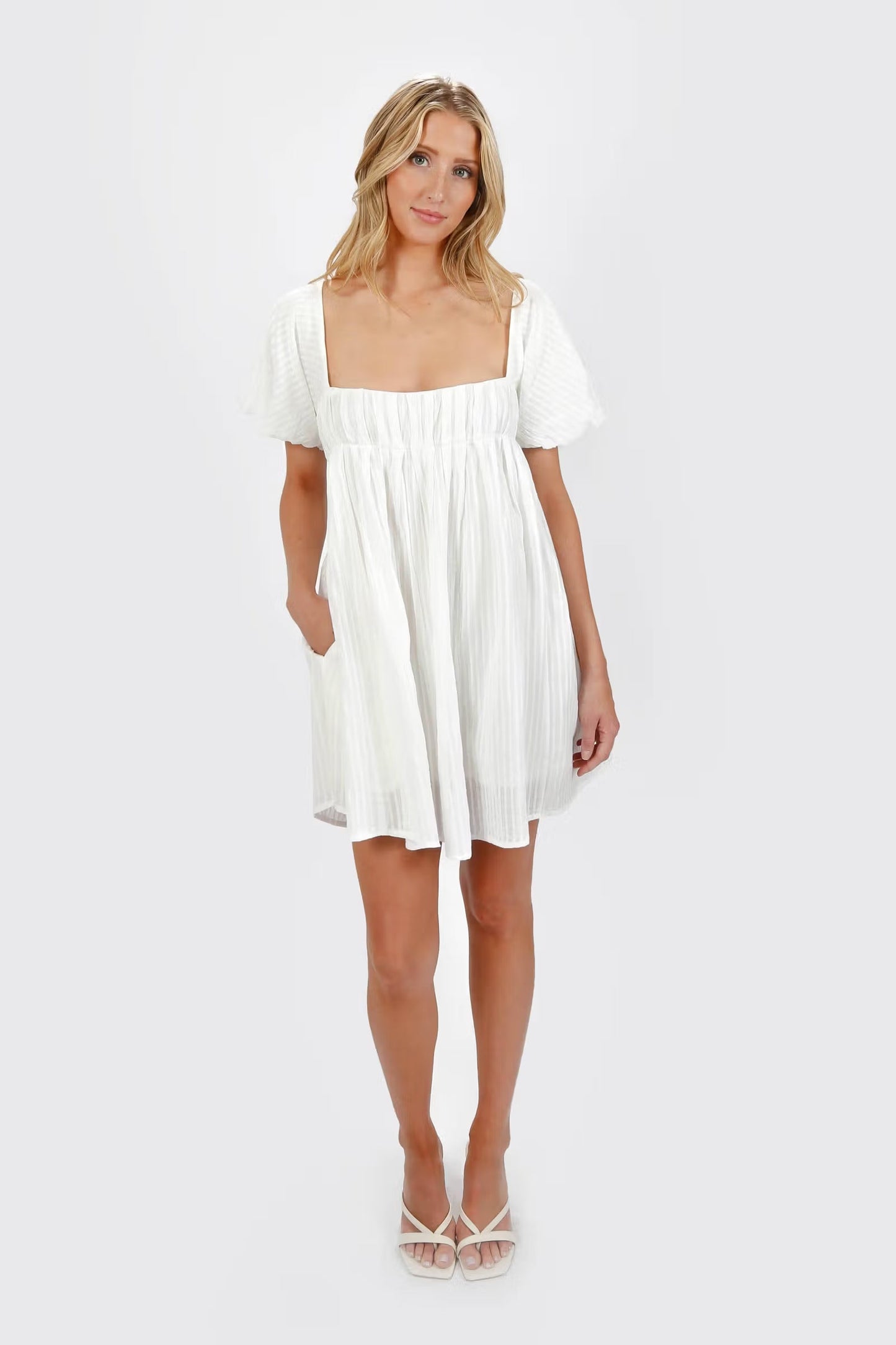 Tobi Marcelle Open Back A-line Mini Dress x2