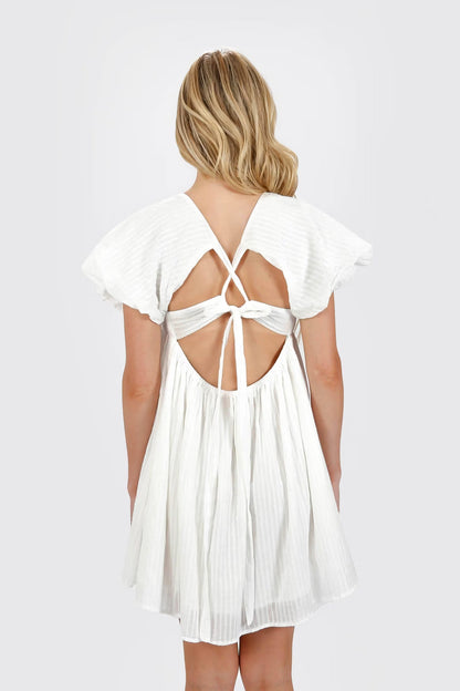 Tobi Marcelle Open Back A-line Mini Dress x2