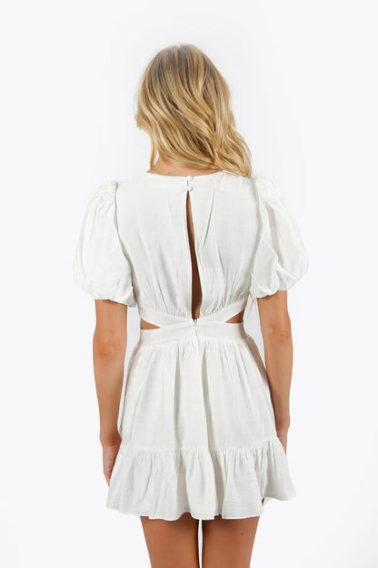 Tobi Roselle Cutout Deep V Mini Dress x2