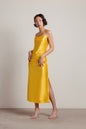 Tobi Charm Me Satin Cowl Neck Midi Dress