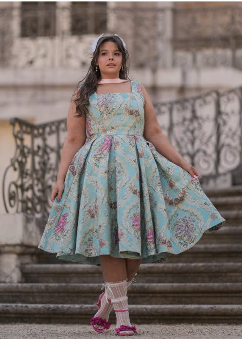 JessaKae Emery Dress - Chateau Blue