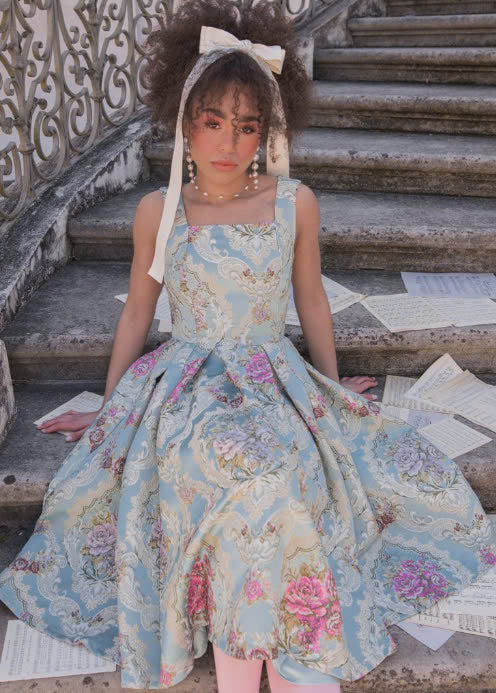 JessaKae Emery Dress - Chateau Blue