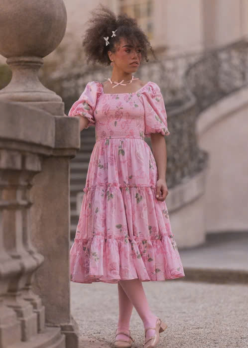 JessaKae Delilah Dress - Mauve Melody