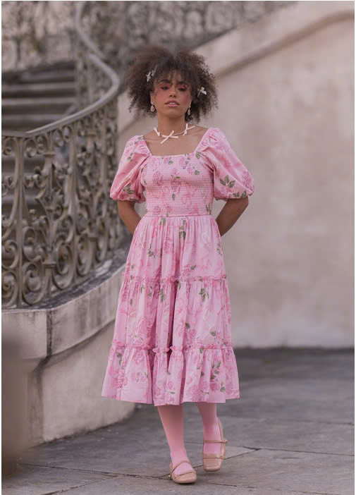 JessaKae Delilah Dress - Mauve Melody