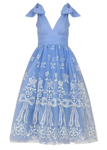 JessaKae Cindy Dress - Blue Ribbon
