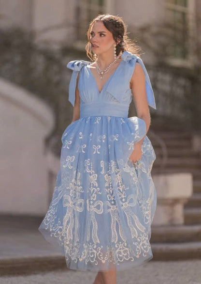 JessaKae Cindy Dress - Blue Ribbon