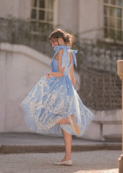 JessaKae Cindy Dress - Blue Ribbon