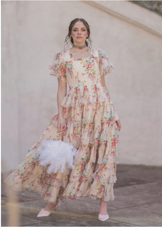 JessaKae Clarabelle Dress - Cottage Garden