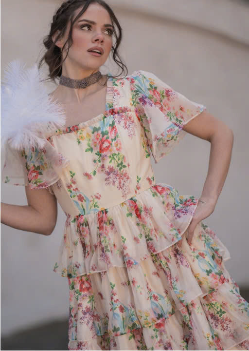 JessaKae Clarabelle Dress - Cottage Garden