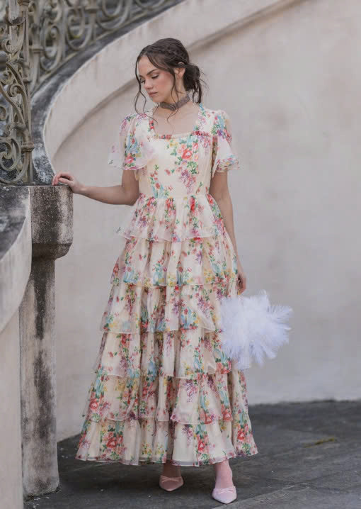 JessaKae Clarabelle Dress - Cottage Garden
