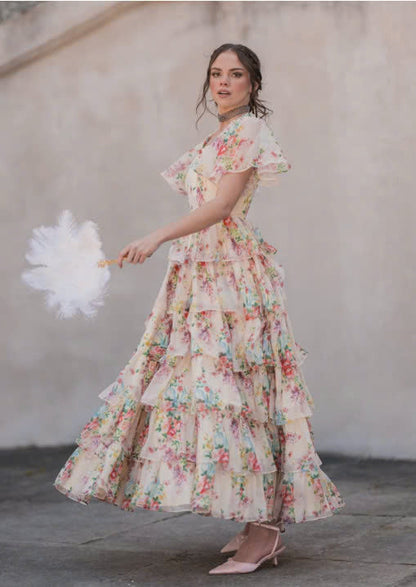 JessaKae Clarabelle Dress - Cottage Garden