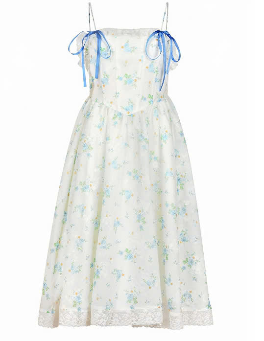 JessaKae Coquette Dress - Forget-Me-Not