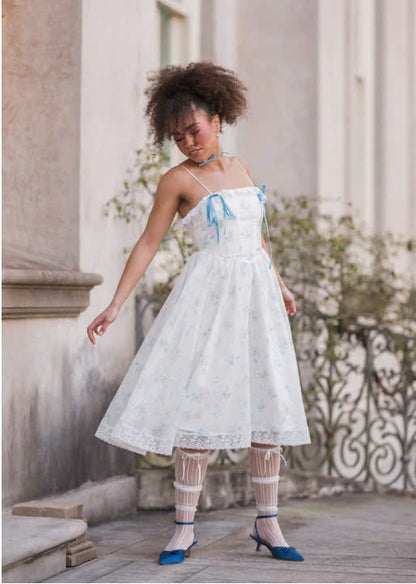 JessaKae Coquette Dress - Forget-Me-Not