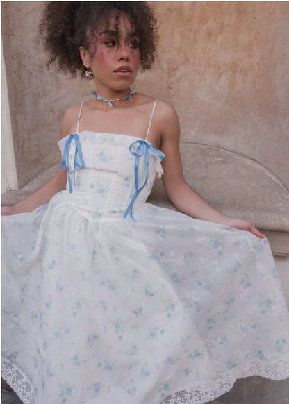 JessaKae Coquette Dress - Forget-Me-Not