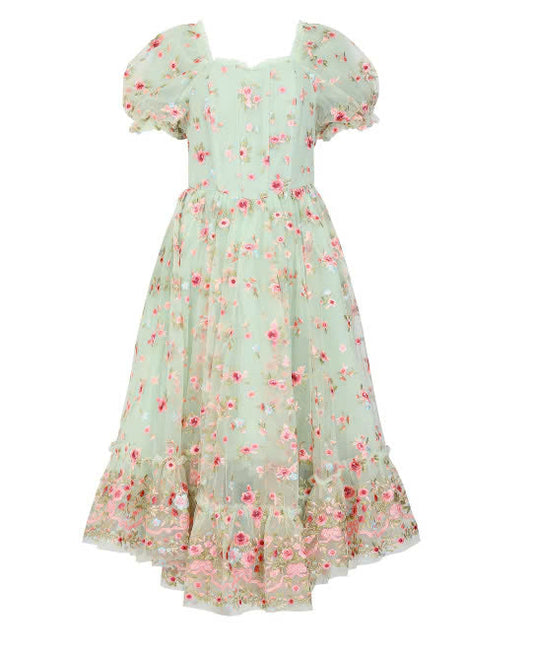 JessaKae Rosalie Dress - Mint Blush