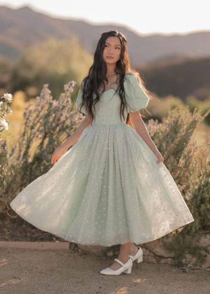 JessaKae Spring Meadow Dress - Sprout Green