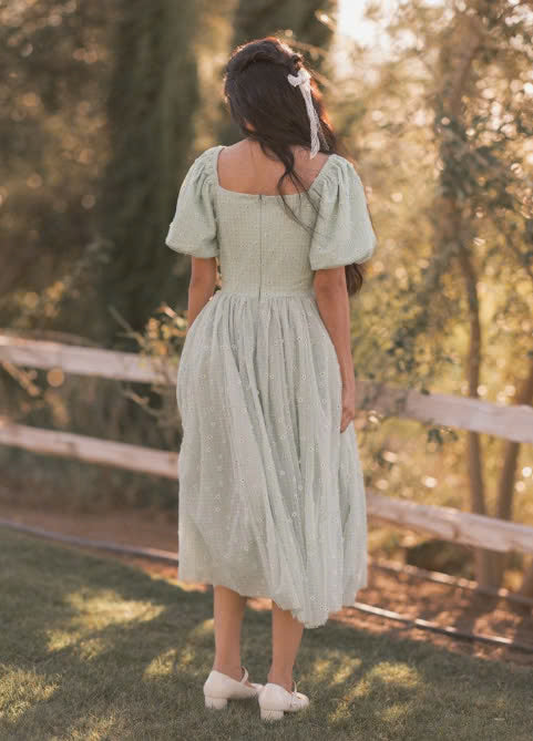 JessaKae Spring Meadow Dress - Sprout Green