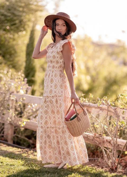 JessaKae Katie Dress - Sky Bloom