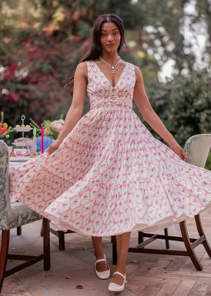 JessaKae Rosebud Dress - Tea Rose