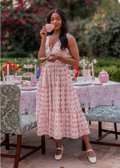 JessaKae Rosebud Dress - Tea Rose