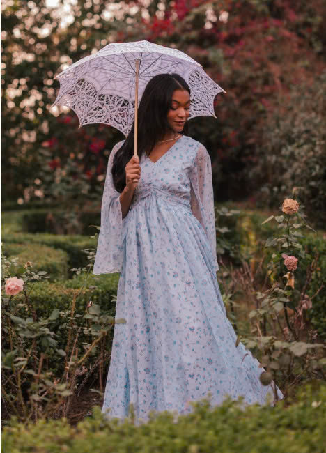 JessaKae Rosamund Dress - Blue Bliss