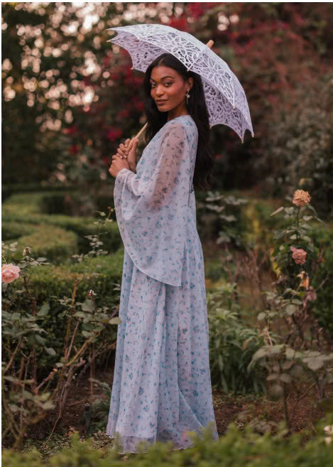 JessaKae Rosamund Dress - Blue Bliss