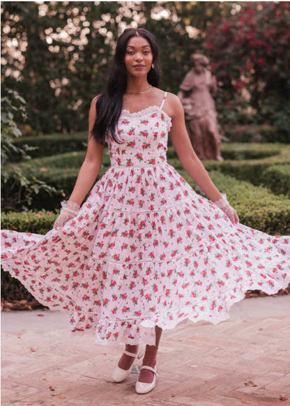 JessaKae Madeline Dress - Rosy Lace
