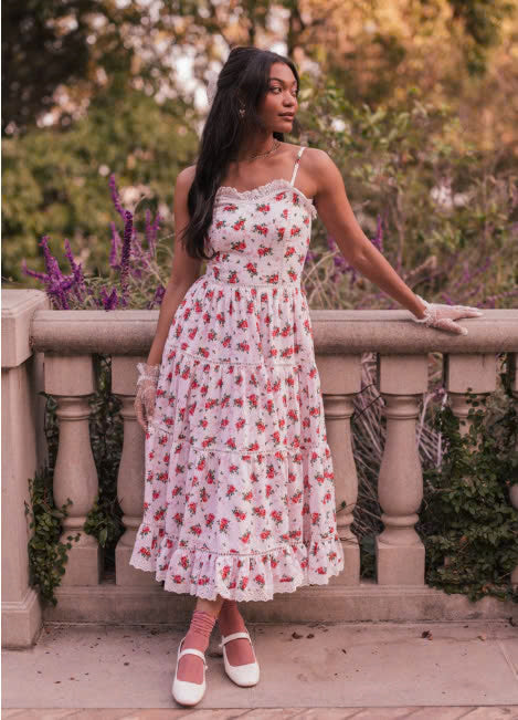 JessaKae Madeline Dress - Rosy Lace