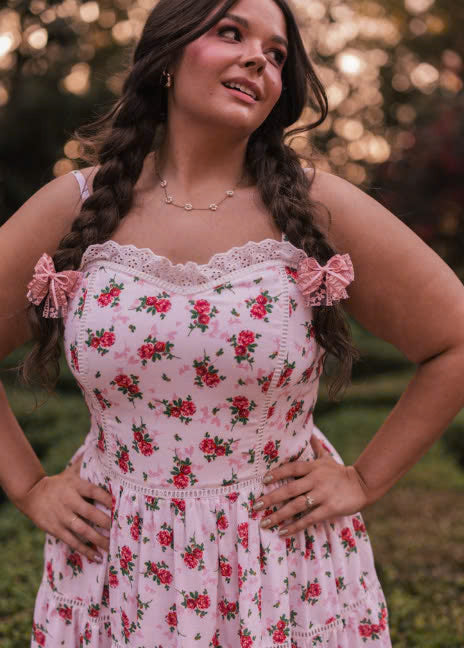 JessaKae Madeline Dress - Rosy Lace